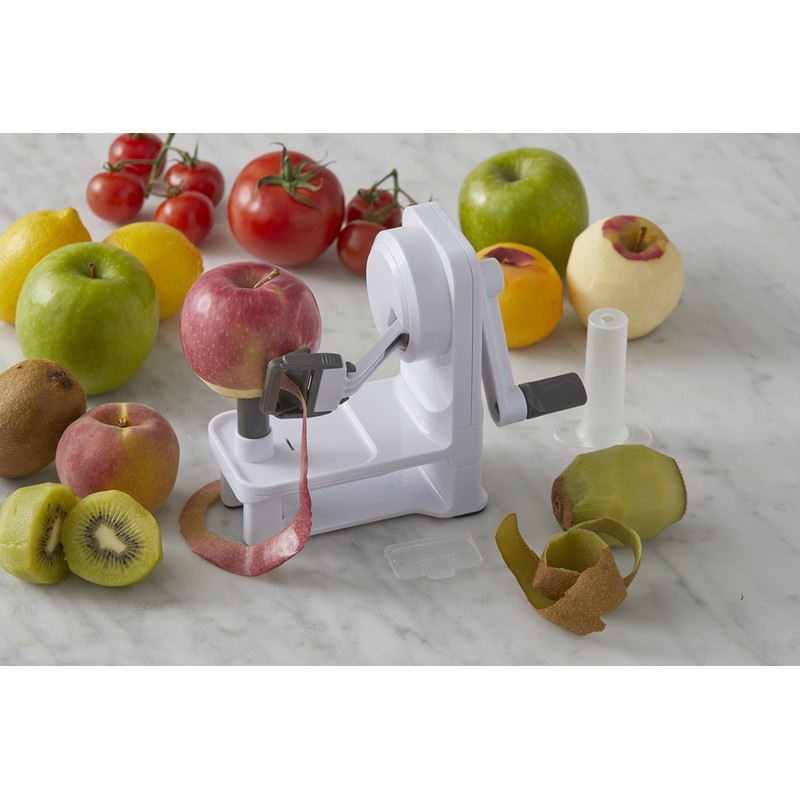SAVANNAH SAV-1043 Multi Speed Peeler, 18.5x16x7cm, White/Grey/Stainless Steel