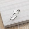 Silpada 'Simplex Cross' Sterling Silver Ring, Size 9