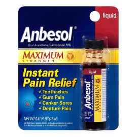 Gel anestésico líquido Anbesol Maximum 12 ml