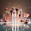 3Pcs Silicone Lip Brush,Silicone Lip Brush Makeup Brushes With Dirt-proof