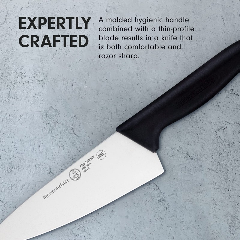 Messermeister Pro Series 6” Wide-Blade Chef’s Knife - German X50