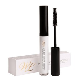 WL Wonder Lashes Keratin Spülung für Wimpern und Augenbrauen 7ml mit Augenbrauenbürste, Keratinspülung Lash und Brow Wimpernserum, Keratin Wimpernlifting mit Kollagen und Elastin