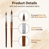houlishu 6 Pcs Watercolor Brushes Set - Extended Needle Point