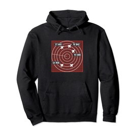 Aviation Flight Radar Captain And Pilot Pullover Hoodie