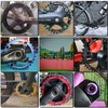 YBEKI Chainring Bolts for Road MTB Bicycle Single Chainring and