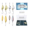 Fish Rig Small Premium Spinners and Spoons - 8pcs Barbless