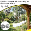 Bird Scare Rods, Silver Hanging Plastic Bird Deterrent Device with