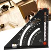 Triangle Angle Ruler Woodworking Folding Aluminum Alloy Measuring Tools 0