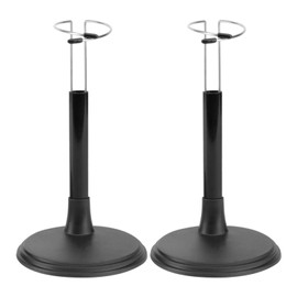 NUOBESTY 2Pcs Doll Stand Display Holder Doll Support Bracket Bear Stand Mannequin Model Display Holder for DIY Craft Dolls Making Supplies Black 35cm