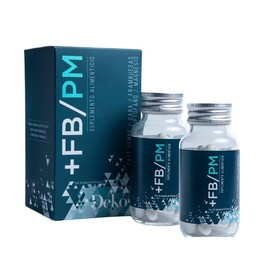 Dekós +FB/PM | Dúo Pack de 2 Frascos de +FB/PM | Suplemento Alimenticio Termogénico de Noche con Gaba, L-Triptofano, Té Verde, Magnesio y Vitamina B1, B3 Y B12