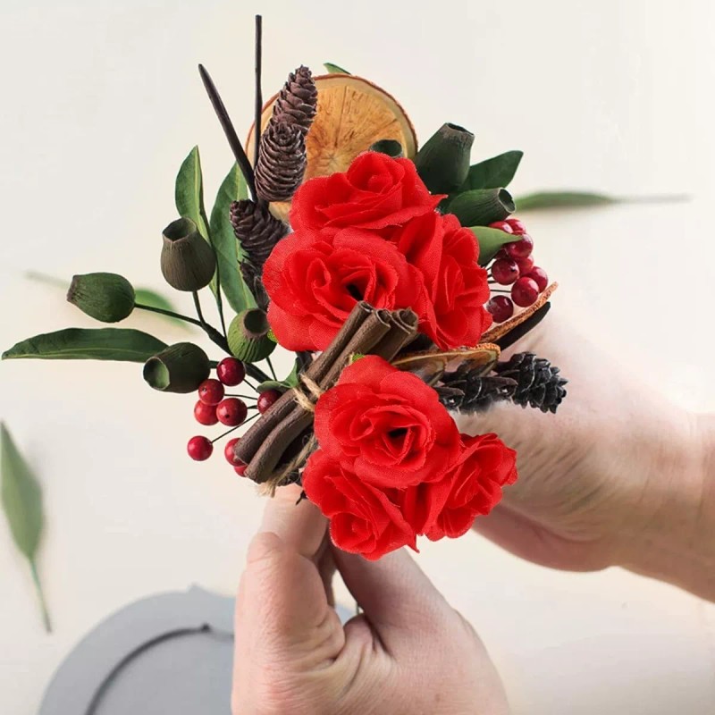 50pcs Cabezas De Rosas Artificiales Manualidades Decoracion