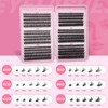 Cluster Lashes 560pcs Individual Eyelashes 50D+60D+80D+100D DIY Eyelash Extensions 8-16mm