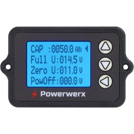 Powerwerx BSM-500 Precision Battery Status Monitor with 500A Shunt
