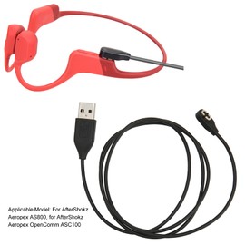 2PCS Bluetooth Headset Charging Cable for AfterShokz Aeropex AS800, for OpenComm ASC100, Fast Charging Replacement Earphone USB Charger Cord