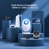 LaylaTang Y400 Smart Projector, WiFi 6 & Bluetooth 5.4 for