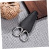 1set Portable Beard Scissors Grooming Shears Round Style for Home