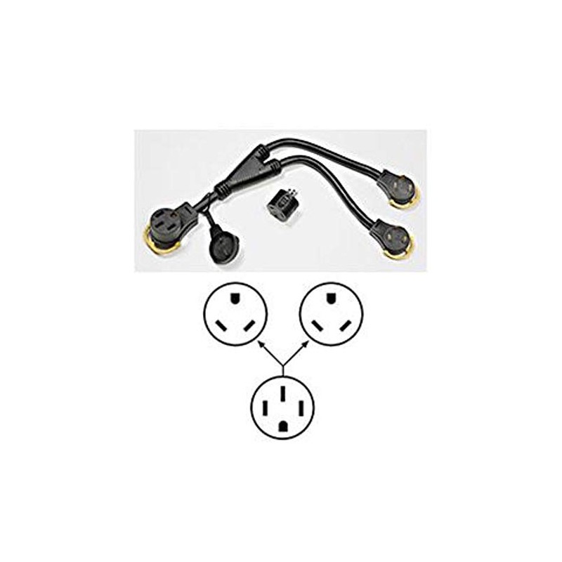 Arcon 17341 Multi-Max Generator Y-Adapter Cord 50 Amp 14-50P Male