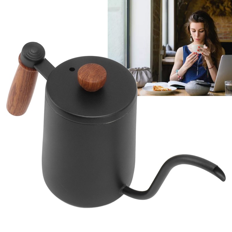Pour Over Coffee Kettle with Gooseneck Spout Stainless Steel 20oz