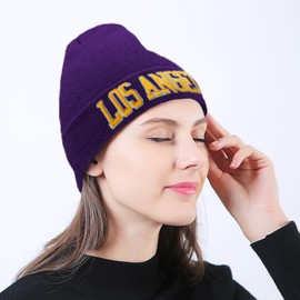 Classic Knit Beanie Hat for Women Men, Soft Stretch Cuffed Winter Thick Hats Skiing Beanies, 017, One Size