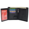 MARSHAL Genuine Leather RFID Signal Blocking Wallets For Men -