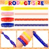 Suncalla 24 Pcs Blue Gold Ring Silicone Bracelets Gifts Video
