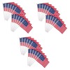 BESPORTBLE 3sets Mini American Flags Stick Quality Waving Flag for