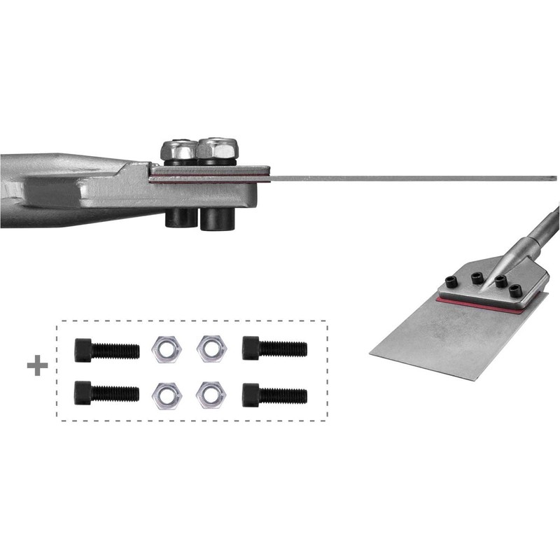 SDS Max Floor Scraper with Replaceable Blade, Firecore 6 Inch