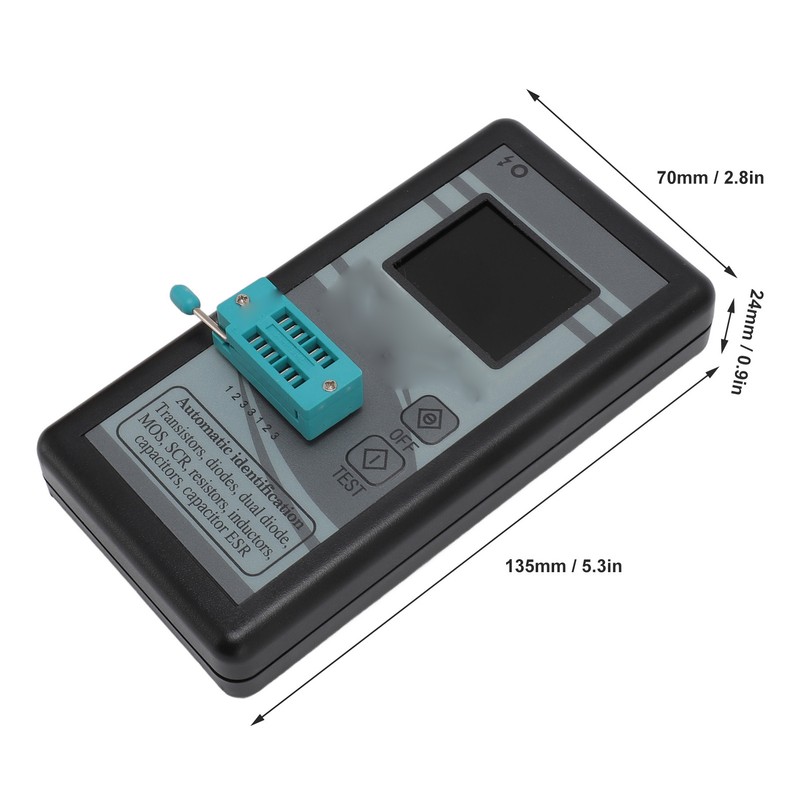 Transistor Tester 1.8 Inch TFT Color Screen NPN PNP Auto
