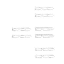 minkissy 4sets Multifunction Pupil Distance Ruler Accurate Eye Measurement for Optometrist Eye Shield Protection for Health 2pcs*4