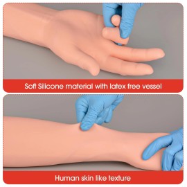 SimCoach Phlebotomy Practice Kit Injection IV Practice Kit Arm Nursing Essentials