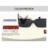 mincl Fashion Square Sunglasses For Women Men Rivet Decoration Luxury