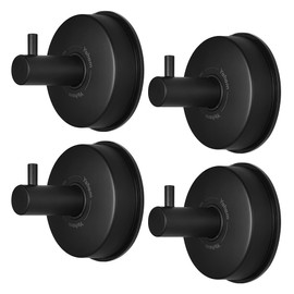 YOHOM Vacuum Suction Cup Hooks Bathroom Suction Hooks Stainless Steel Bathroom Towel Hooks Towel Holder Extra Strong Door Window Wall Hooks Bathrobe Hooks No Drilling Clothes Hooks Shower Kitchen Pack