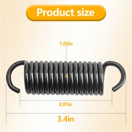 50057-02 Kickstand Spring, 3.4” Jiffy Kickstand Spring Harley Compatible with 2002-2017 FXD, FXDWG Models, Also for Fat Bob/Low Rider/Street Bob/Super Glide/Switchback/Wide Glide