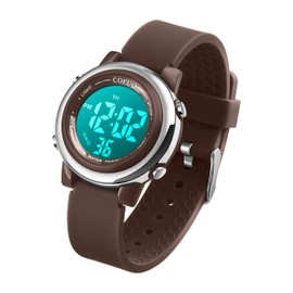 cofuo Kids Digital Sport Waterproof Watches for Girls Boys, Kid Sports Outdoor LED Electrical Watches with Luminous Alarm Stopwatch Child Wristwatch 3-12 Years