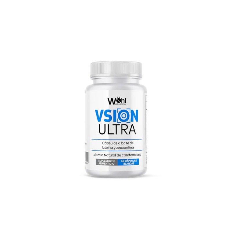 Vsion Ultra Laboratorios Luteína Zeaxantina Suplemento Natural Cápsulas