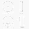 Wireless Doorbell Set Self Powered Doorbell with 36 Ringtones and