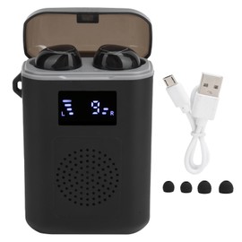 M6 Bluetooth Dual Ear Mini Earphones Headphones Bluetooth 5.1 Headset with SpeakerSpeaker Version Black