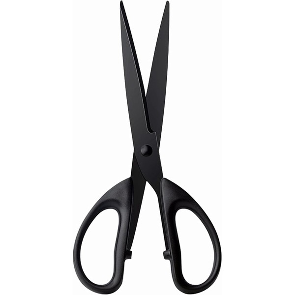 Black Office Scissors 6.3 Inch All Purpose Sharp Scissor Stainless