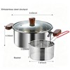 4L Deep Fryer Pot with Basket, Cool Touch Handles for