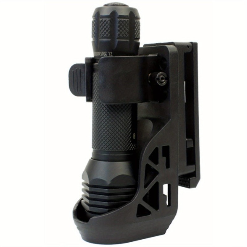 Tactical Flashlight Holster,Flashlight Holster for Belt, Flashlight Holder with Lever