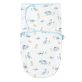 BambooBud Organic Baby Swaddle Sleep Sacks Newborn Swaddles Blanket Boys Girls Essentials Wearable Wrap, Little Dinosaur, 3-6Months