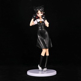 Shirakawa Karen, Fujiwara Chika Figure, Standing Action Figures 22cm/8.7inch PVC Characters Cosplay Collectible Handicrafts Souvenirs Gifts (b)