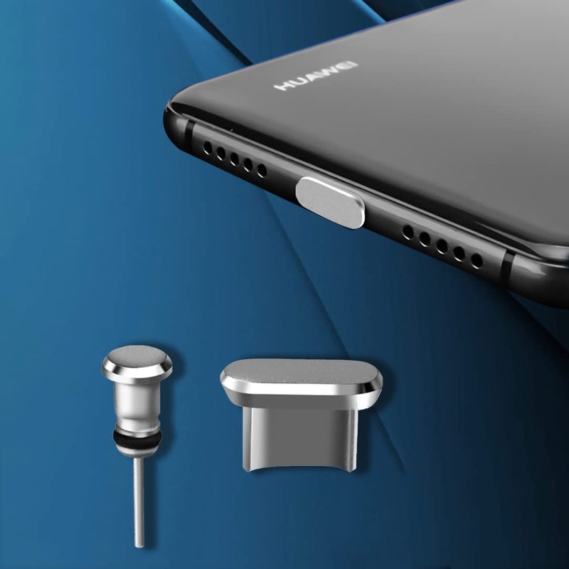 4 Pieces Dust Plug Set Compatible with Micro USB Tablets