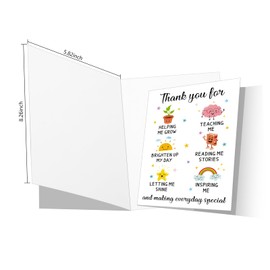 Brevcrnr Thank You Cards, Teacher Christmas Gifts, Christmas Stocking Stuffers, Teacher Appreciation Gifts, Teacher Birthday Cards, White Elephant Gifts, Student Teacher Gifts for Teacher's Day