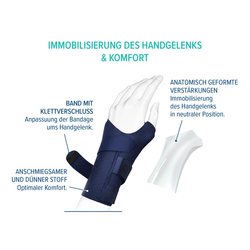 Epitact Carpal Tunnel Orthosis - Carp'IMMO - Left Hand -