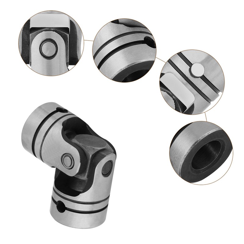 12mm Dia Shaft Coupling Motor Connector Steel Universal Joint 12×23×52mm