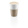 Eva Solo | 2 Cafe Latte tumblers Pearl beige |Silicone-coated