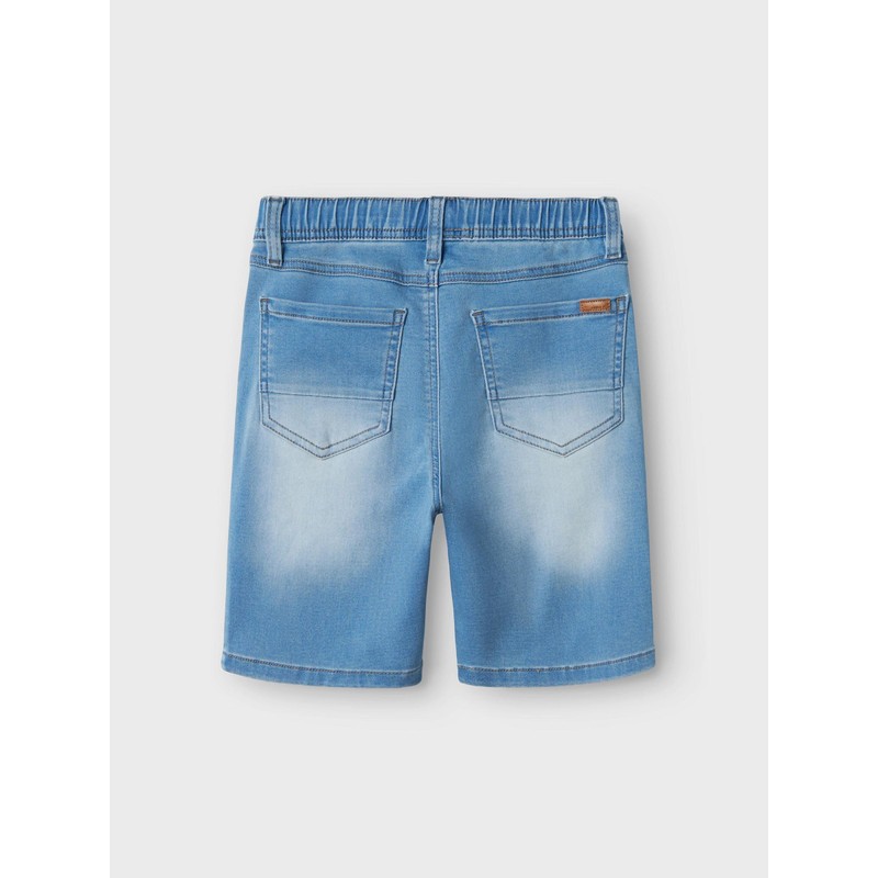 NAME IT Men's Shorts, Light blue (light blue denim)
