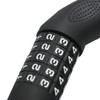 VWPEYY 120 cm Bicycle Lock Combination Lock Steel Number Lock