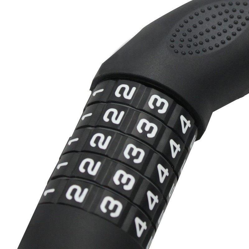 VWPEYY 120 cm Bicycle Lock Combination Lock Steel Number Lock